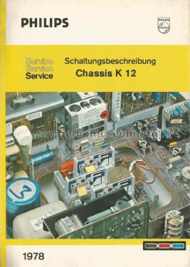 Farbfernsehchassis Ch= K12; Philips Radios - (ID = 1849863) Television