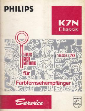 Farbfernsehempfänger Chassis Ch= K7N; Philips Radios - (ID = 1788347) Television