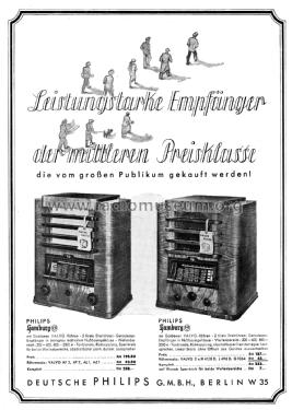 Hamburg D43; Philips Radios - (ID = 3108874) Radio