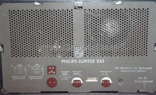 Jupiter 543 BD543A; Philips Radios - (ID = 826669) Radio