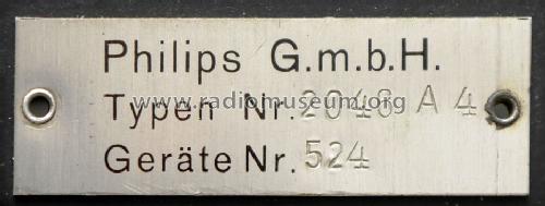 Kraftverstärker 2046 A-4; Philips Radios - (ID = 1541872) Ampl/Mixer