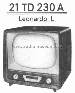 Leonardo L 21TD230A; Philips Radios - (ID = 1887506) Television