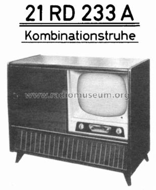 Leonardo Luxus Kombinationstruhe 21RD233A; Philips Radios - (ID = 1887552) TV Radio