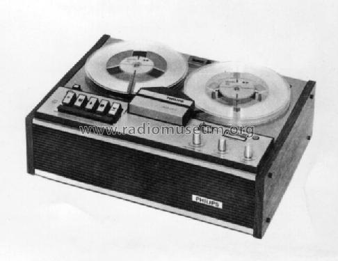 A lot comprising Philips stereo turntable and Philips 4 track 4307