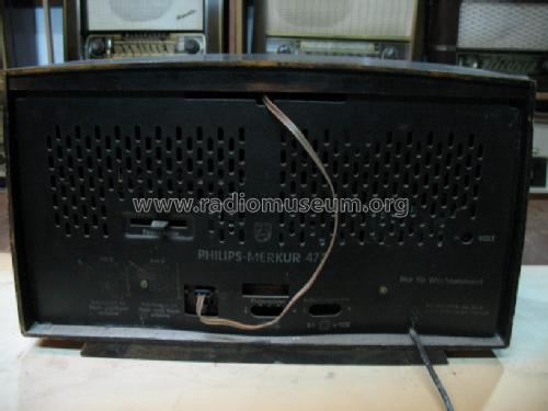 Merkur 473 BD473A; Philips Radios - (ID = 1360805) Radio