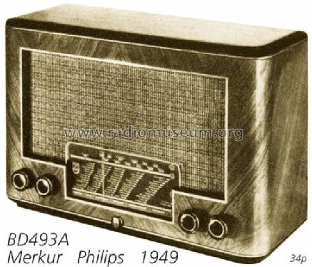 Merkur BD493A; Philips Radios - (ID = 662) Radio