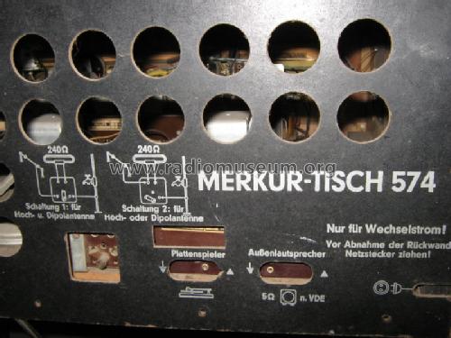 Merkur Tisch 574 FD574A; Philips Radios - (ID = 817307) Radio