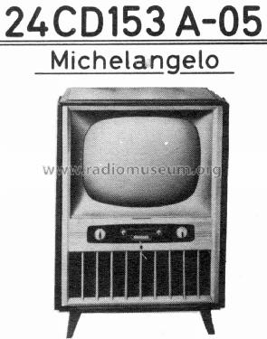 Michelangelo 24CD153A /05; Philips Radios - (ID = 1919111) Television