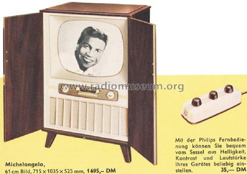 Michelangelo 24CD233A; Philips Radios - (ID = 761310) Television