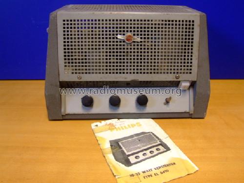 Mischpultverstärker EL6410; Philips Radios - (ID = 418500) Ampl/Mixer