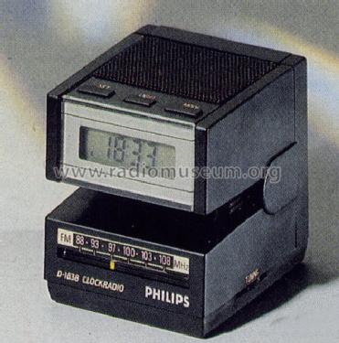 Clockradio Miniwürfel D1838; Philips Radios - (ID = 964443) Radio