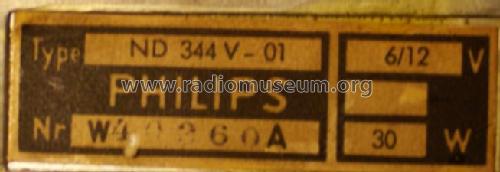 ND344V/01; Philips Radios - (ID = 1464389) Car Radio