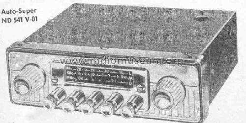 ND541V/01; Philips Radios - (ID = 403343) Car Radio