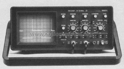 Oszilloskop PM3207; Philips Radios - (ID = 428793) Ausrüstung