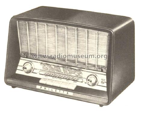 Philetta 201 B2D01U; Philips Radios - (ID = 159688) Radio