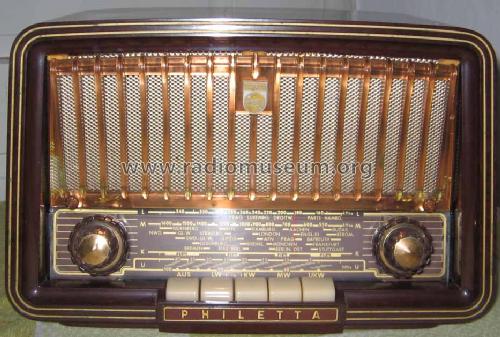 Philetta 263 BD263U; Philips Radios - (ID = 267749) Radio