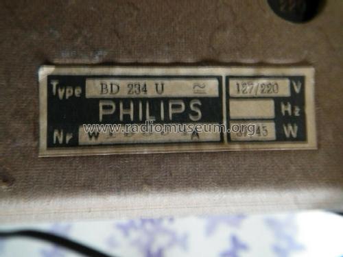 Philetta 54 V BD234U; Philips Radios - (ID = 2554557) Radio