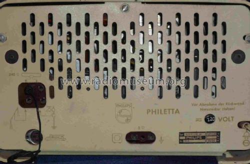 Philetta Allstrom B2D01U; Philips Radios - (ID = 594904) Radio