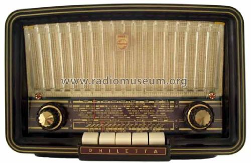 Philetta B2D23A; Philips Radios - (ID = 372743) Radio
