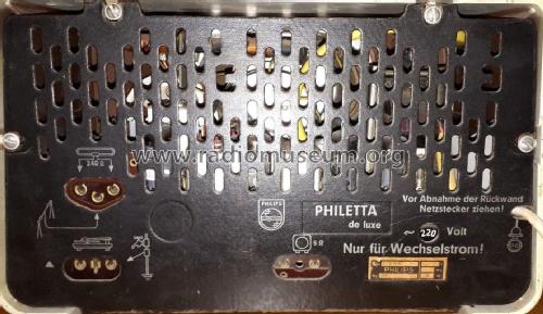 Philetta de Luxe B2D94A; Philips Radios - (ID = 2308036) Radio