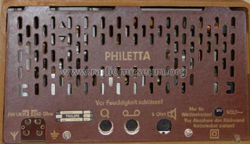 Philetta modern B3D33A; Philips Radios - (ID = 16860) Radio