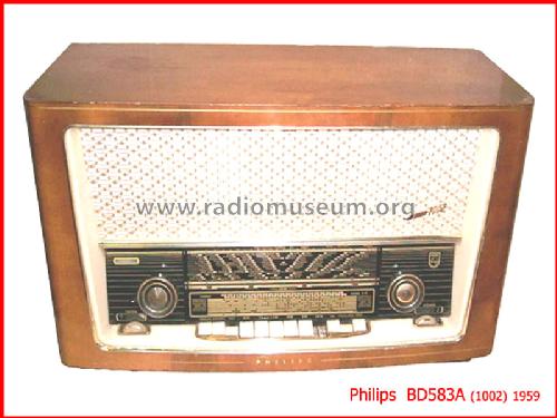 Philips 1002 BD583A; Philips Radios - (ID = 33483) Radio