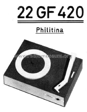 Philitina 22GF420; Philips Radios - (ID = 544841) R-Player