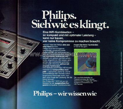 Phono-Cassetten-Tonmeister 967TAPC; Philips Radios - (ID = 1133665) Radio