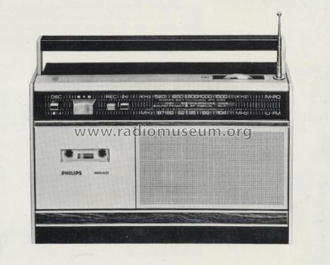 Radio Recorder RR40 22RR392 /19R; Philips; Eindhoven (ID = 113212) Radio