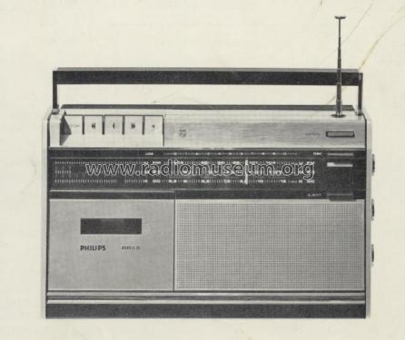 Radio Recorder RR55 22RR505 /19R; Philips; Eindhoven (ID = 113211) Radio