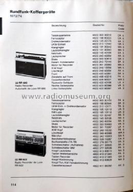 Radiorecorder 22RR600 /22; Philips Radios - (ID = 3065105) Radio