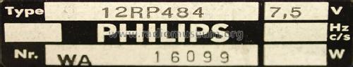 Rallye Luxus 12RP484; Philips Radios - (ID = 1615794) Radio