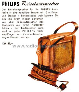 Reiselautsprecher ; Philips Radios - (ID = 2696167) Speaker-P