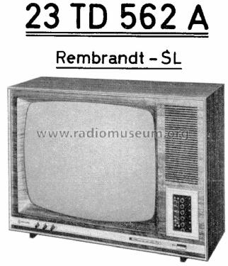 Rembrandt SL 23TD562A /00 /06 Ch= D5F; Philips Radios - (ID = 1871333) Television