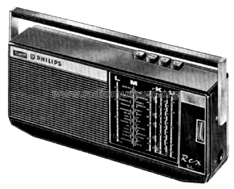 Rex SL 12RL291; Philips Radios - (ID = 1923285) Radio