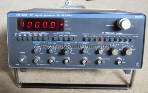 RF signal generator PM5326; Philips Radios - (ID = 991443) Equipment