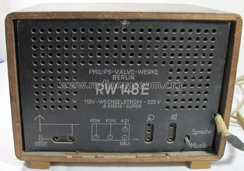 RW148E; Philips Radios - (ID = 2975323) Radio