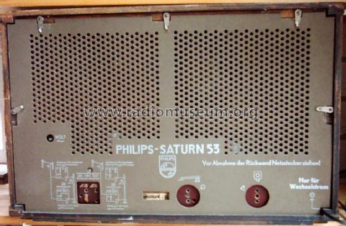 Saturn 53 BD624A; Philips Radios - (ID = 71808) Radio