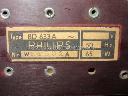 Saturn 54 BD633A; Philips Radios - (ID = 2726500) Radio