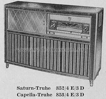 Saturn 852/4E/3D FD852A; Philips Radios - (ID = 220721) Radio