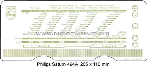 Saturn BD494A; Philips Radios - (ID = 1402897) Radio