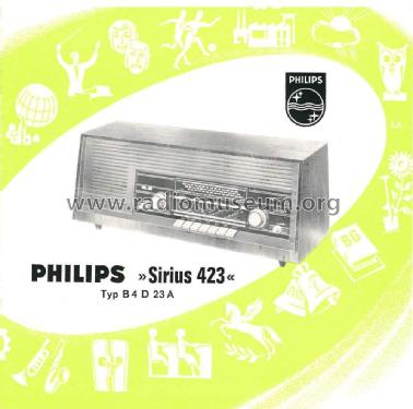 Sirius 423 B4D23A; Philips Radios - (ID = 2567199) Radio