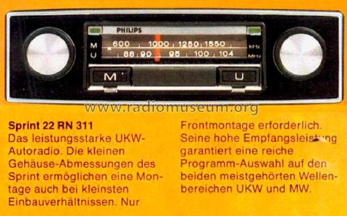 Sprint 22RN311; Philips Radios - (ID = 2394872) Car Radio