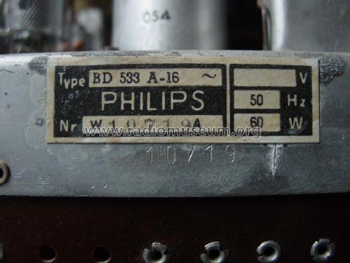 Stella 533 BD533A; Philips Radios - (ID = 671510) Radio