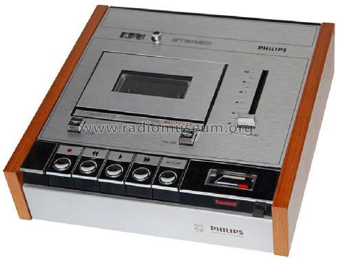 Stereo-Cassetten-Recorder N2503/22; Philips Radios - (ID = 606090) Ton-Bild
