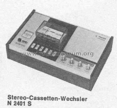 Stereo-Cassetten-Wechsler N2401S; Philips Radios - (ID = 380554) R-Player