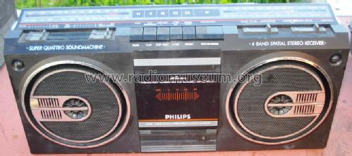 Stereo-Radio-Recorder D8154; Philips Radios - (ID = 1366803) Radio