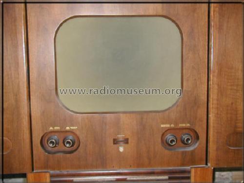 Fernseh-Projektions-Truhe TD2312A; Philips Radios - (ID = 38264) TV-Radio