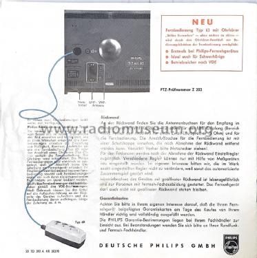 Tizian-AS-Automatic 23TD392A Ch= P3; Philips Radios - (ID = 3087084) Television