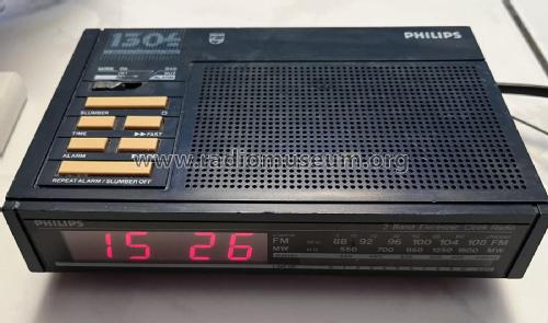 2 Band Electronic Clock Radio TR1304 /22S; Philips Malaysia; (ID = 3005755) Radio